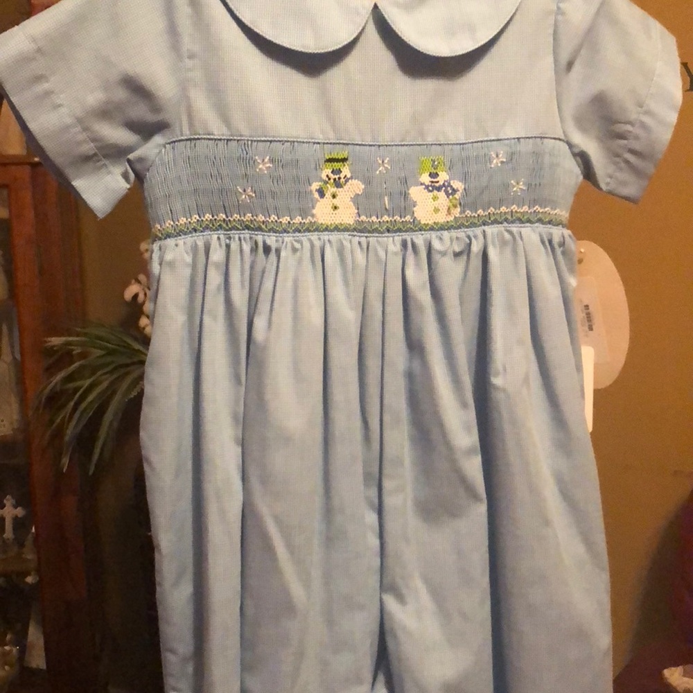 Boys smocked winter outfit size 3T